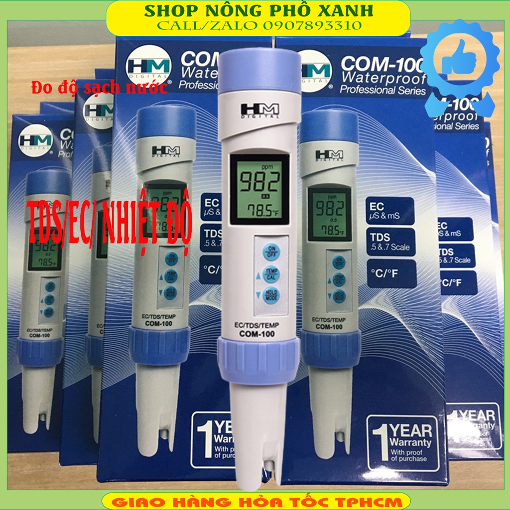 Bút Đo Độ Sạch Tds Và Nhiệt Độ Của Nước Com 100 Chính Hãng Digital H&m Mỹ