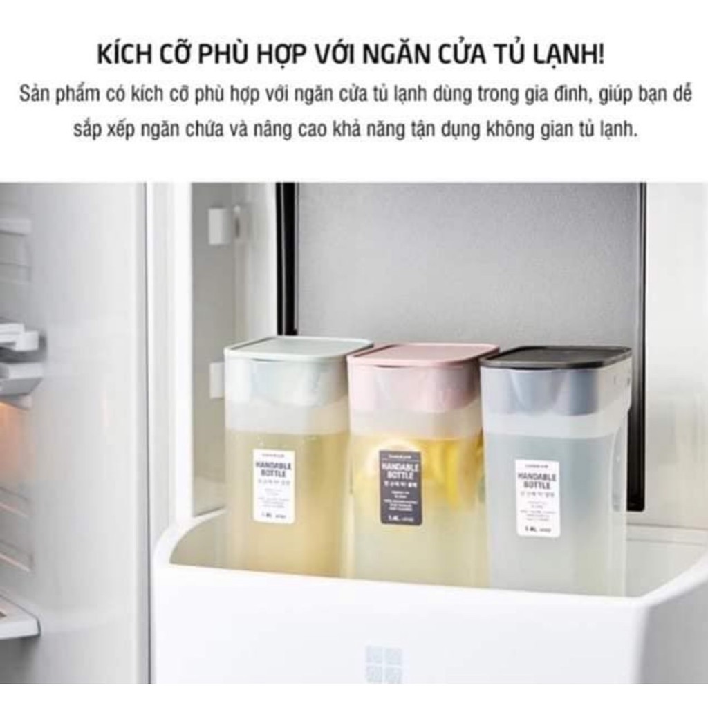 BÌNH ĐỰNG NƯỚC BẰNG NHỰA LOCK&LOCK 1.4L QUÀ TẶNG SỮA FRISO