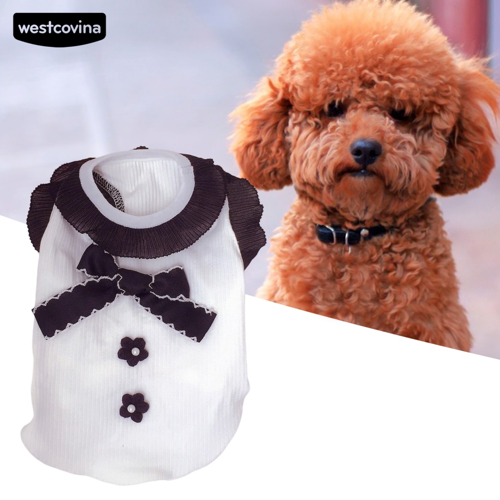 Bộ Đồ Ngủ Vải Mỏng Thoáng Khí Dễ Thương Cho Thú Cưng