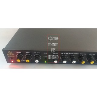 Vang karaoke Văn Thìn W2003S Digital Echo Mixer + Tặng cable AV