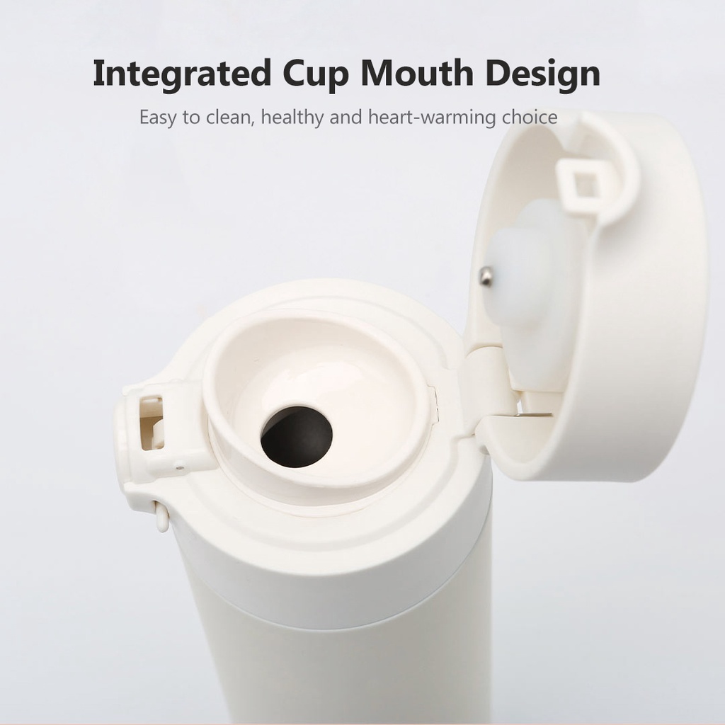 Xiaomi Youpin Bình nước giữ nhiệt   Quange 480ML bằng thép không gỉ có nắp đậy tiện dụng
