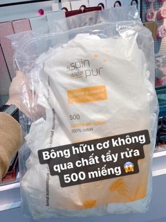 Bông tẩy trang pháp - 500 miếng