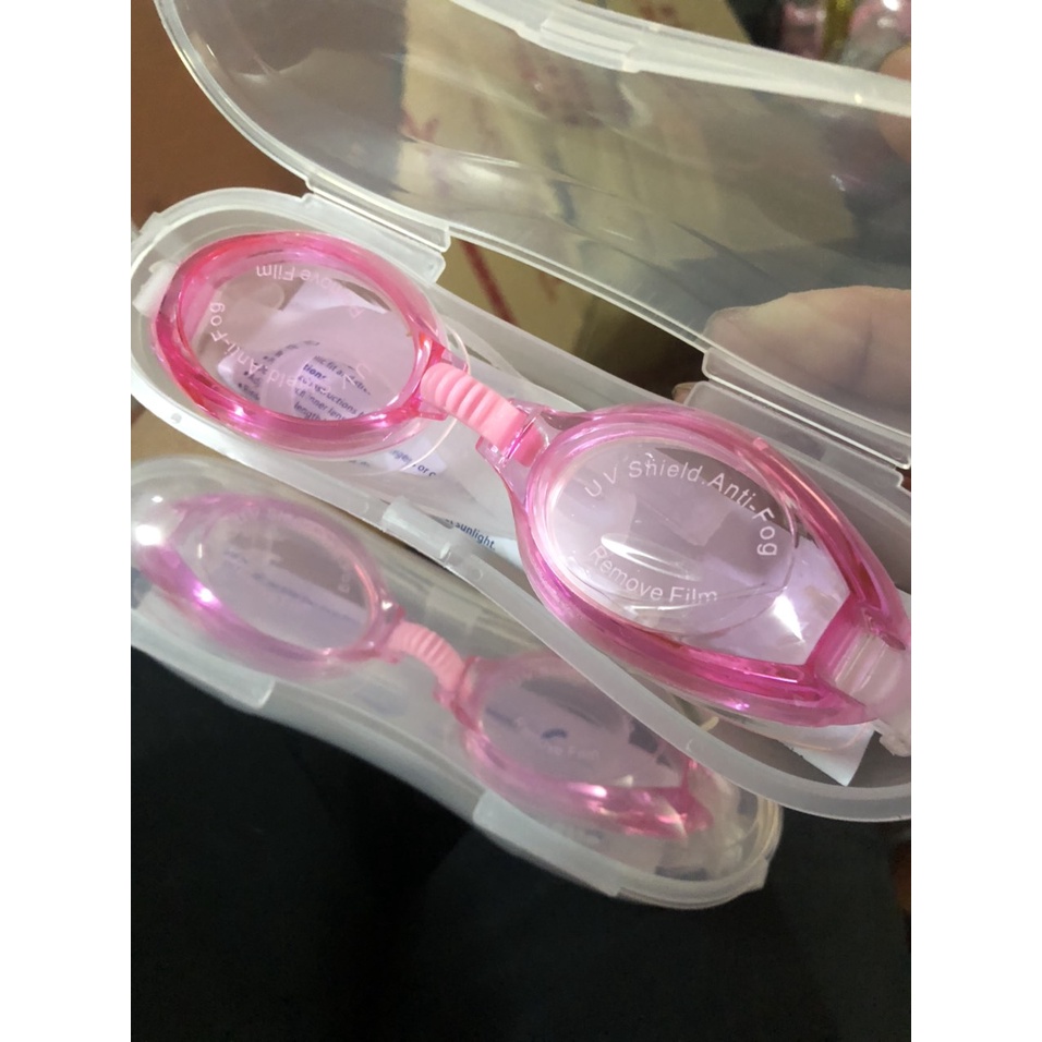 Kính bơi cho bé chất liệu silicon cao cấp chống nước chống nắng màu sắc đáng yêu họa tiết ngộ nghĩnh