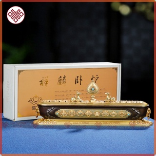 Lư xông trầm mật tông con nai đồng