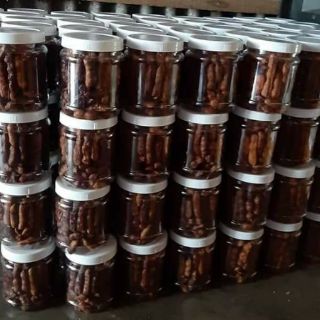 Me lào 1 nắng chấm muối tôm.