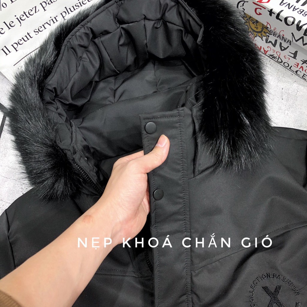 Áo phao parka dáng dài lông vũ nam đại hàn bigsize cao cấp thời trang APHA30 - 309