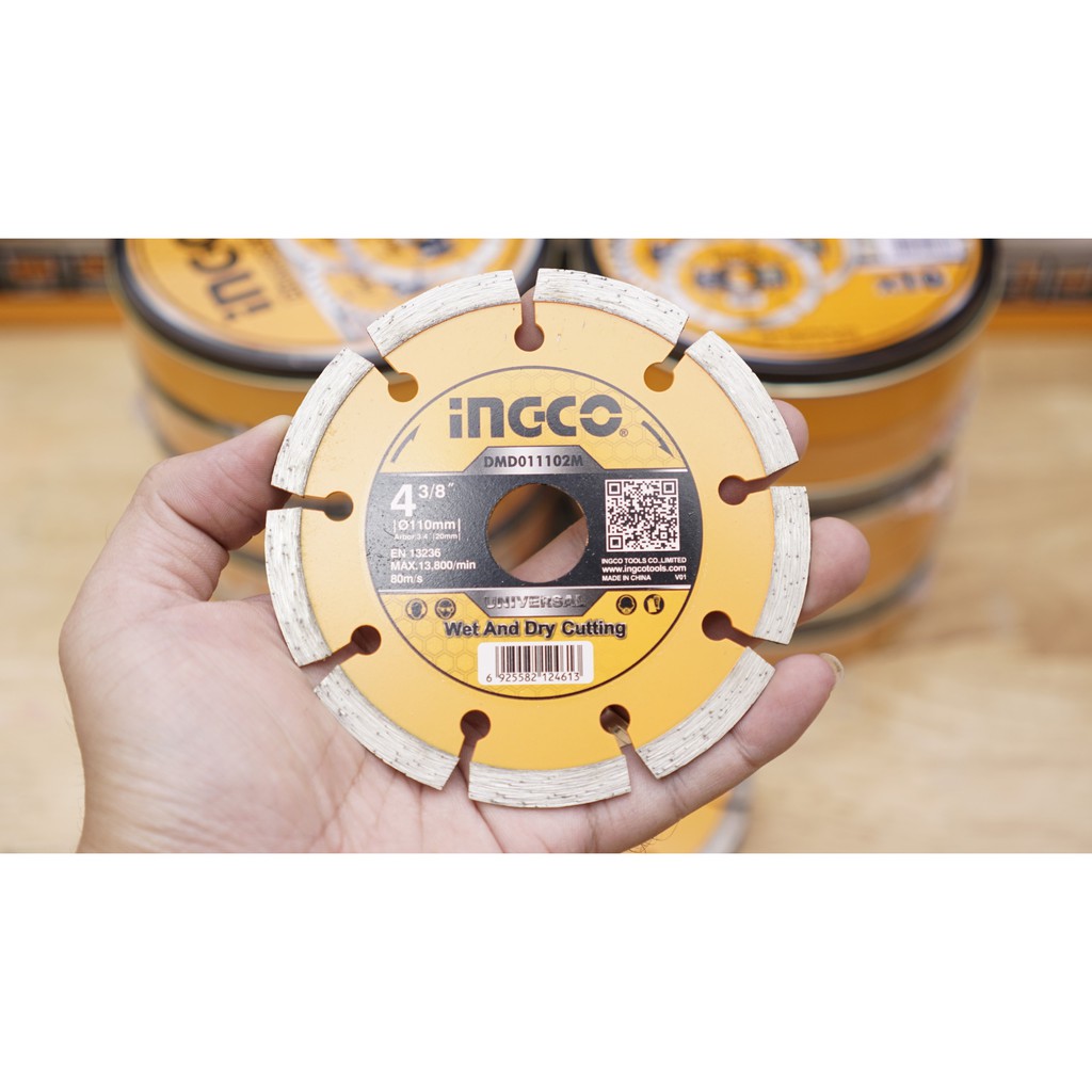 DMTT Đĩa Cắt Gạch Khô 110mm x 20mm Ingco DMD011102M