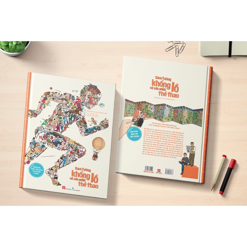 Sách tường khổng lồ về các môn thể thao