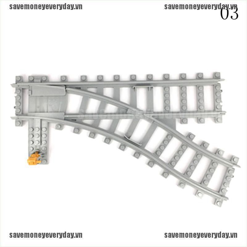 [🍄🍄Save] Train Track Technic Building Blocks Bricks Streight and Curve Track Rail Toys Children lepin train [VN]