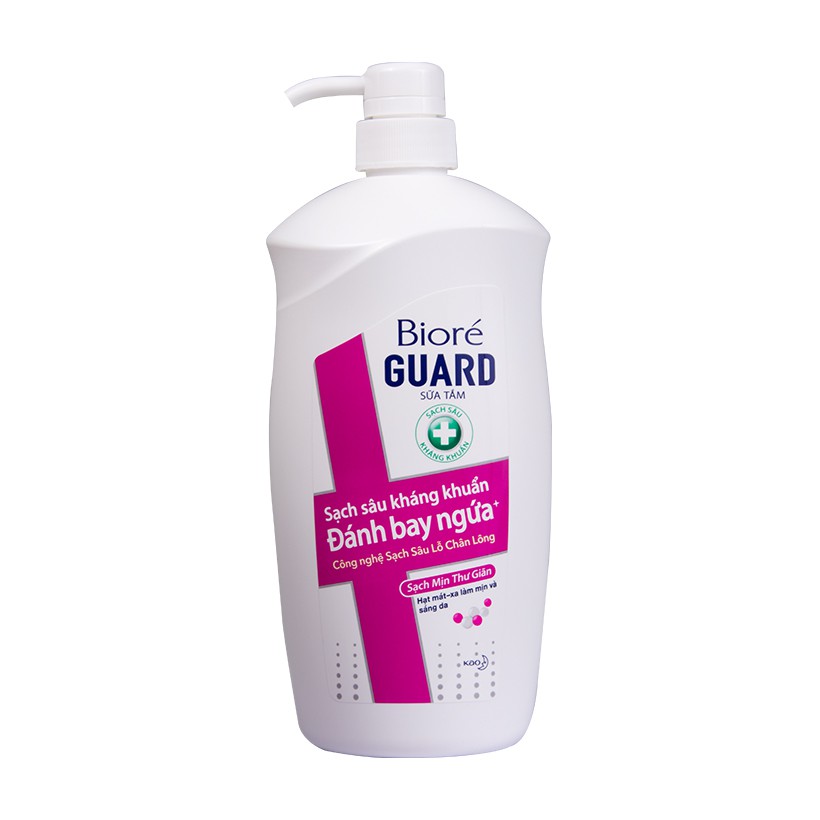 [Mã FMCGKAO4 - 8% đơn 250k] Sữa Tắm Sạch Sâu Kháng Khuẩn Sạch Mịn Thư Giãn Biore Guard 800g | BigBuy360 - bigbuy360.vn