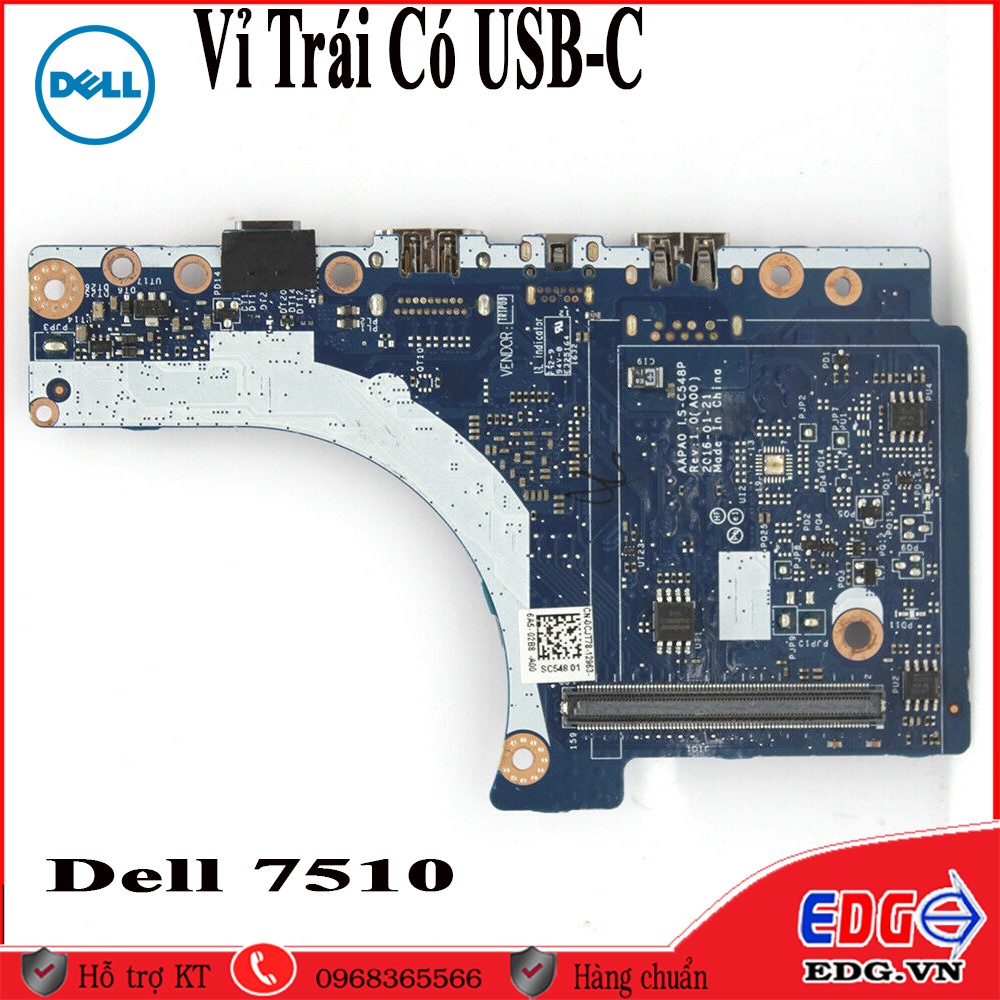 Vỉ USB trái laptop Dell 7510