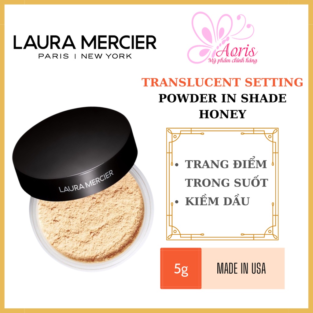 Phấn phủ Laura Mercier Mini Translucent Loose Setting Powder - 5g