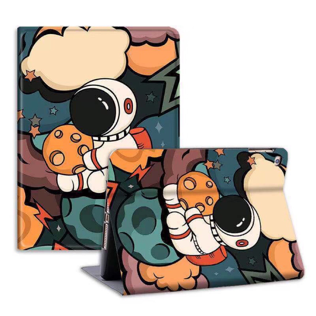 Ốp Máy Tính Bảng Họa Tiết Phi Hành Gia Hoạt Hình Cho iPad Gen9 10.2 Gen7 2019 Gen8 2019Air3 10.5 Air3 mini 1/2/3/4/5