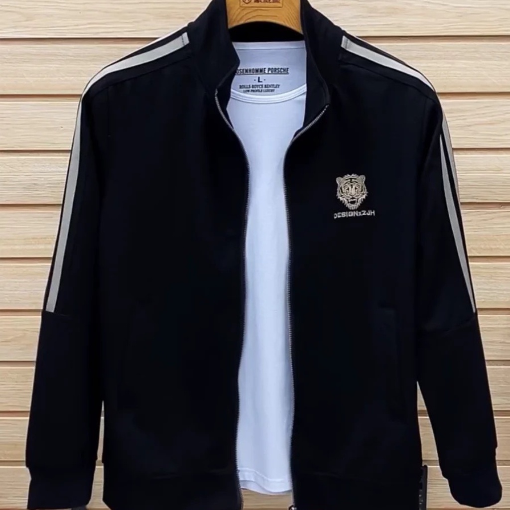 Quần áo thu đông nam,Bộ nỉ nam,Bộ thể thao nam thu đông bộ logo thêu hổ