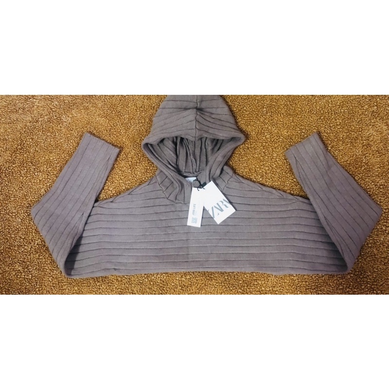 **ZARA** Áo len crop nữ size S-XS