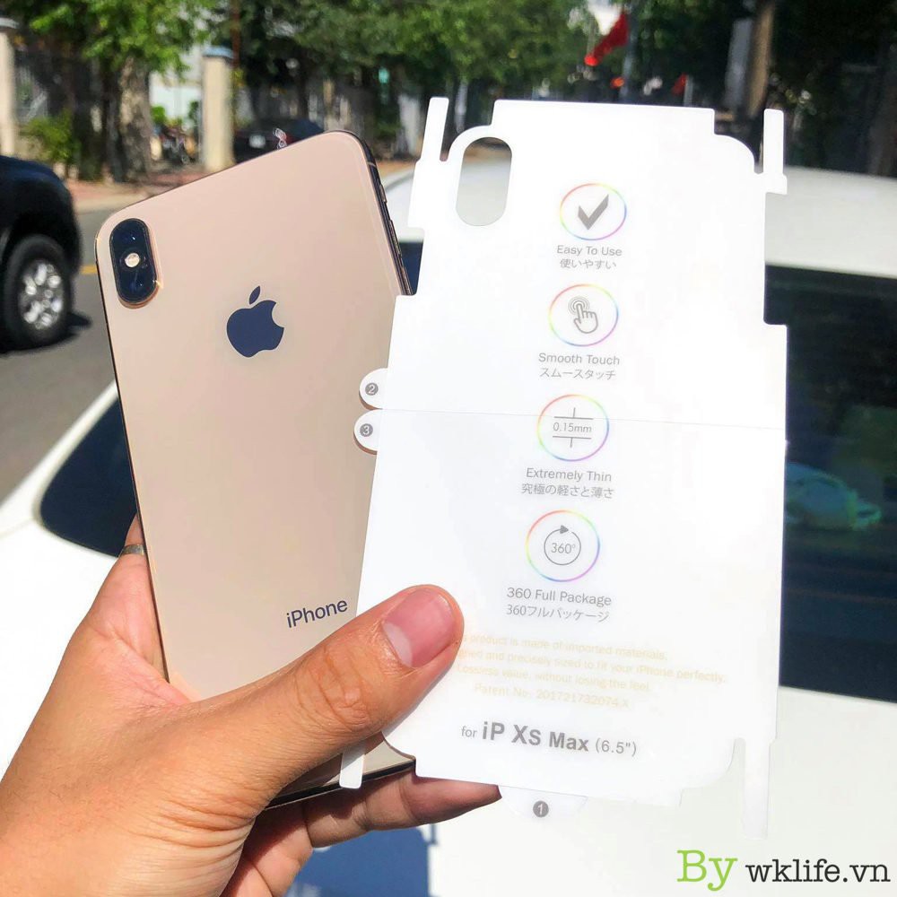 Miếng dán PPF Full màn nhámChống vân tay MẶT TRƯỚC + SAU Iphone 7, 8,7 Plus,8 Plus,XS,XS Max,XR,Iphone 11, 11 Pro Max