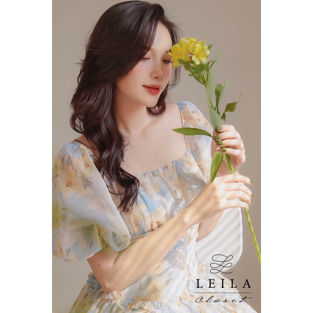 Đầm Lincy voan tơ - Leila closet