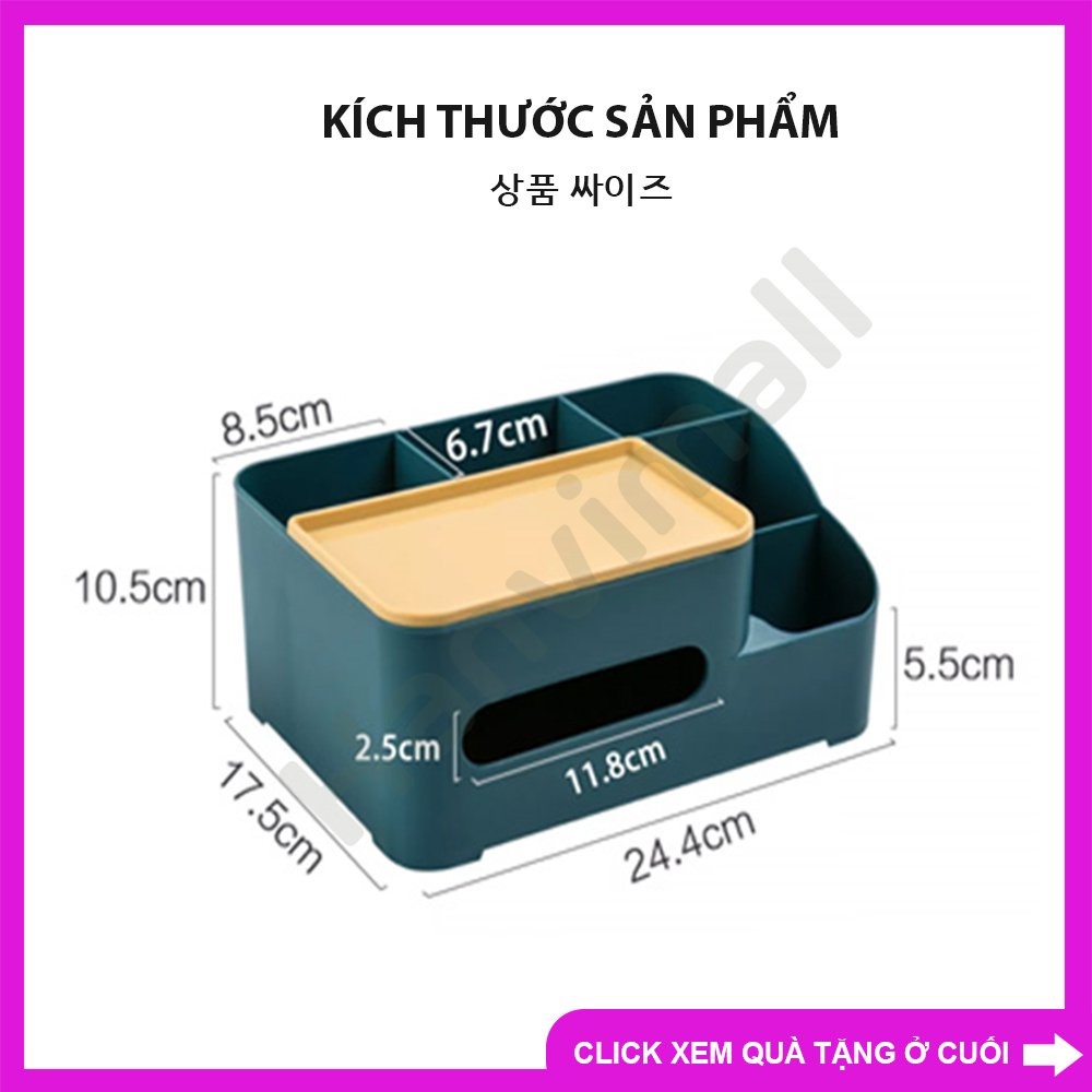 Hộp đựng khăn giấy đa chức năng