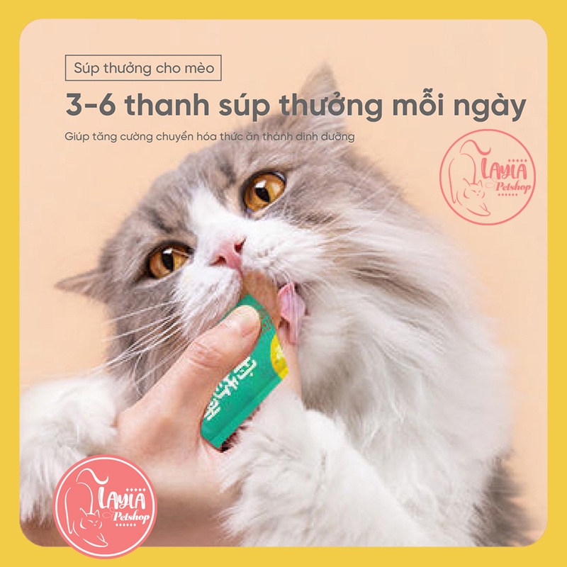 Combo 10 Thanh Súp Thưởng cho mèo Cat Food