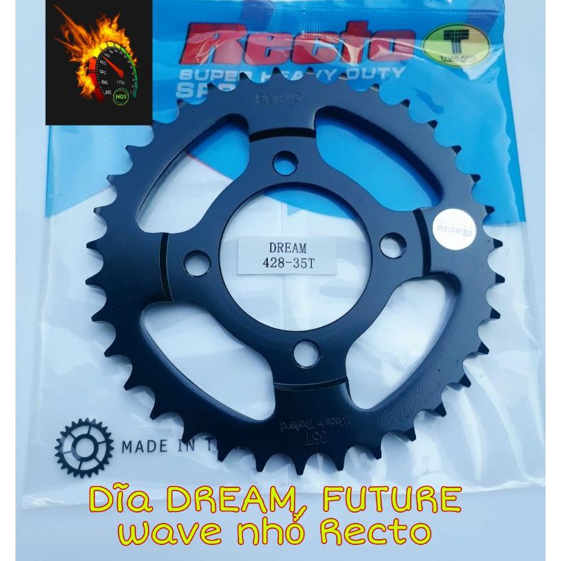 Dĩa Dream/Wave nhỏ,FUTURE 1 Recto, size 35, thái lan.