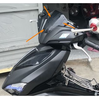Ốp mão AIRBLADE 2016 - 2019 (mặt nạ trên) sơn carbon