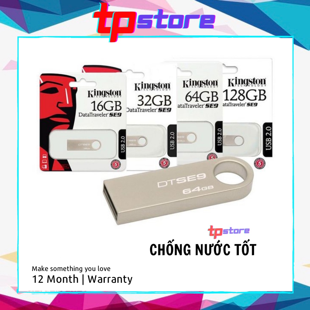Usb King stone 3.0, 3.1, 2.0 64gb/ 32gb/ 16gb/ 8gb/ 4gb thiết kế nhỏ gọn, vỏ kim loại, chống nước
