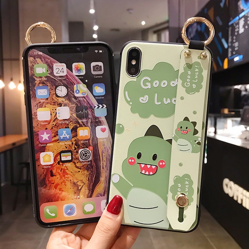 Ốp điện thoại TPU mềm có dây đeo cho REALME 5 5S 5I 5PRO 6 6I 6PRO 7 7I 8 8PRO C11 2020 C11 2021 C15 C17 C20 C21 C21Y C25 XT C3 2PRO