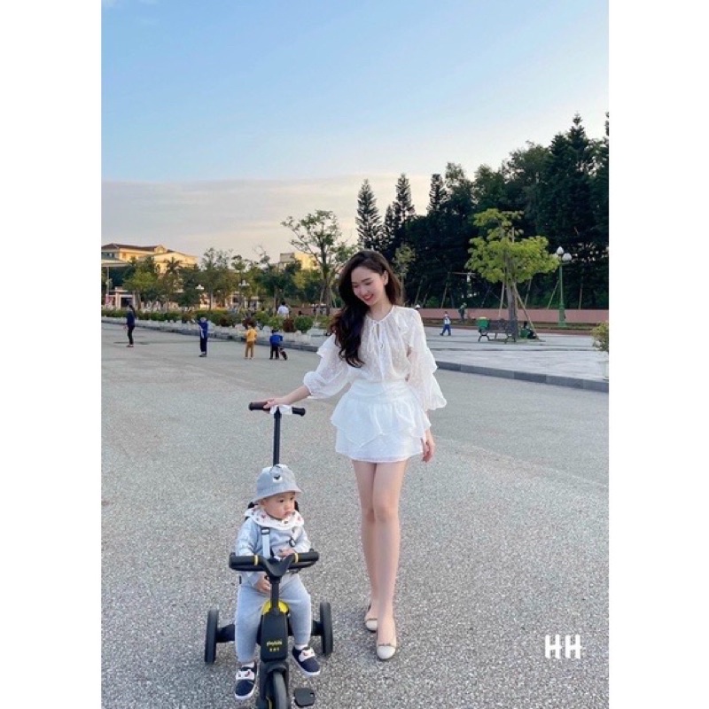 Set ren tiểu thư 2 màu