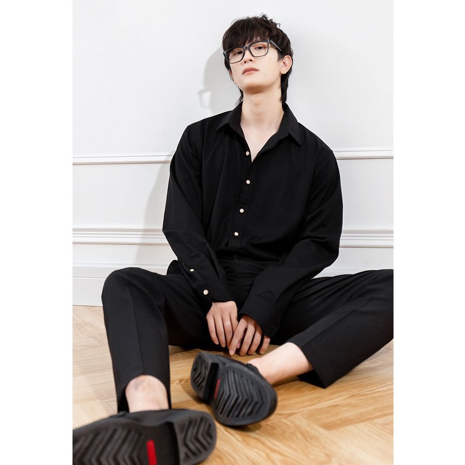 [Mã INCU50 giảm 50K đơn 250K] Áo Sơ Mi Nam Dài Tay Trơn Đơn Giản Thương Hiệu Y2010 M24 20220 | BigBuy360 - bigbuy360.vn