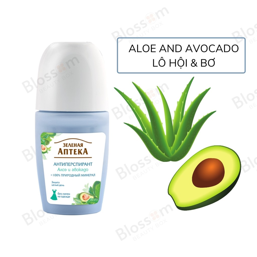 Lăn khử mùi Nước hoa khô APTEKA Green pharmacy - Hiệu thuốc xanh Nga | BigBuy360 - bigbuy360.vn