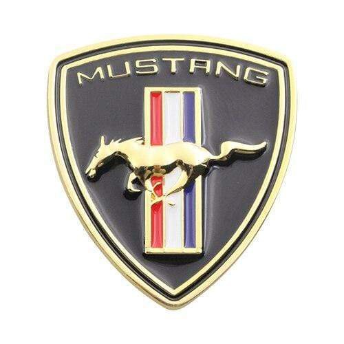 Logo 3D Mustang kim loại hình chiếc là dán xe ô tô các loại giá bán 1 cái