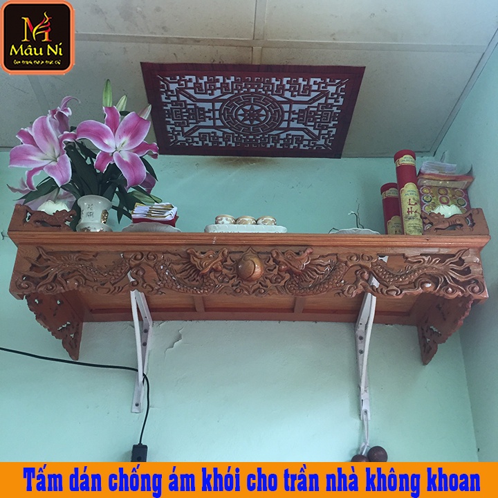 Sx - TẤM CHỐNG ÁM KHÓI - Kích thước lựa chọn - dán phòng thờ, dán lên trần nhà, không phải khoan