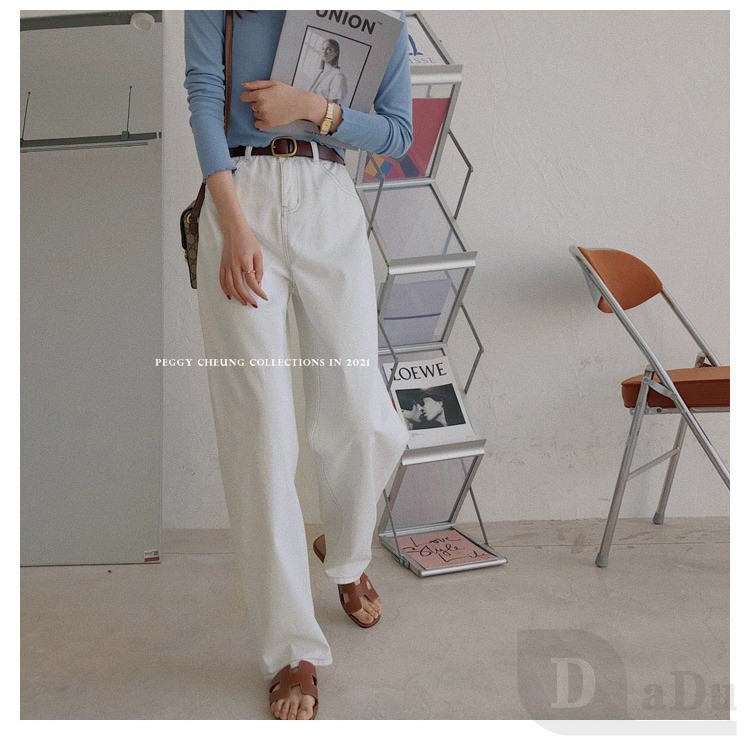 Quần Jeans PALAZZO dài ống rộng thời trang cho nữ size xs-5xl