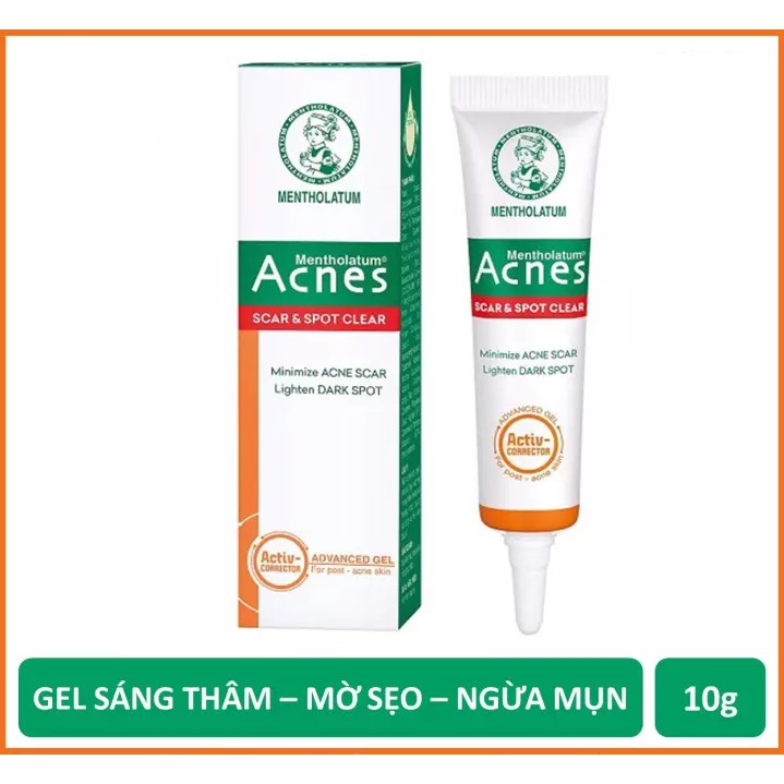 Gel chuyên biệt sáng thâm mờ sẹo Acnes Scar and Spot Clear 10g