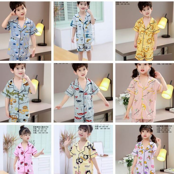 (chọn mẫu BT 9-16kg) bộ Pijama Kaikai xuất hàn cho bé trai