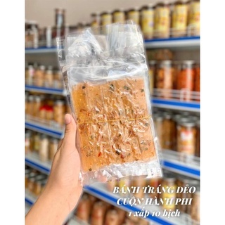 Bánh tráng dẻo cuộn tôm hành