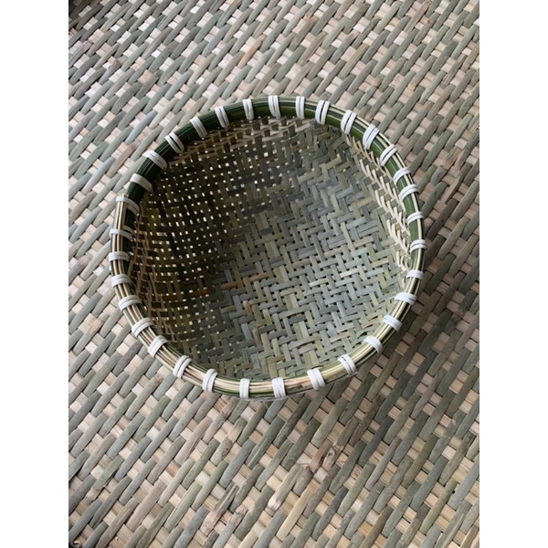 Rổ tre viền mây 20cm