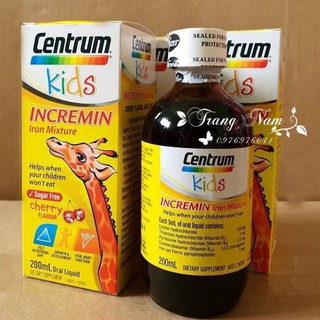 Siro Centrum Kids 200ml của Úc dành cho trẻ biếng ăn, kém hấp thu
