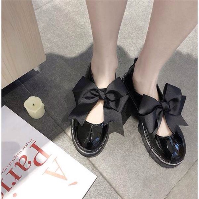 [SẴN SIZE 39]Giày Lolita Búp Bê Nơ Ulzzang(có video)✨❤️ | BigBuy360 - bigbuy360.vn