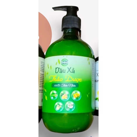dầu gội thảo dược Bồ kết + dầu xả  ,chai 500ml