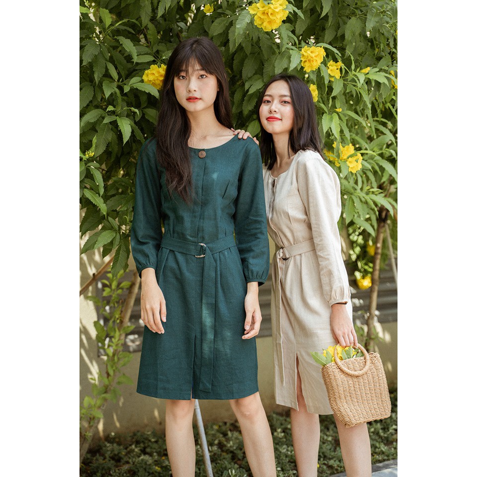 Đầm Linen Kèm Belt