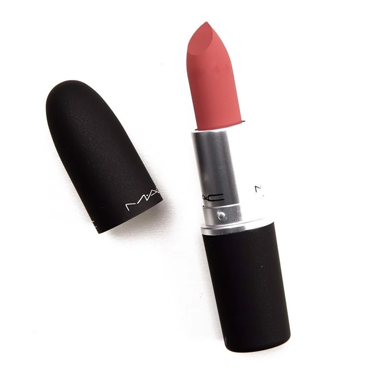 Son MAC Powder Kiss Lipstick Màu 314 Mull It Over Hồng Cam Đất