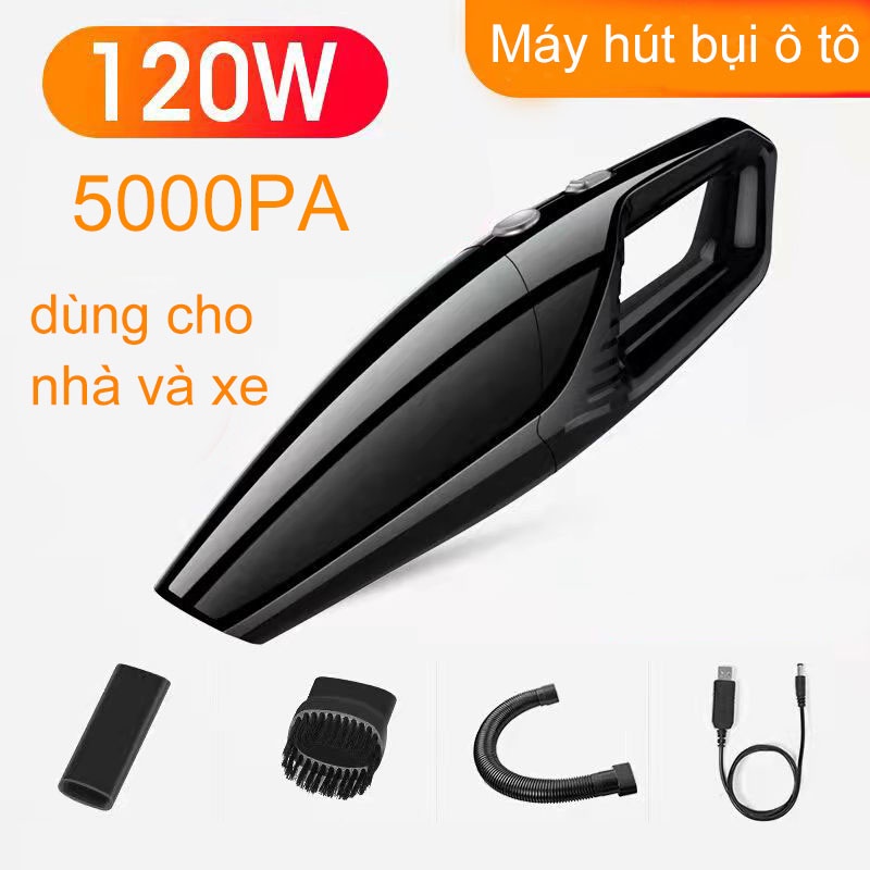 Máy Hút Bụi Cầm Tay Mini Không Dây Cho Ô Tô và Gia Đình hút bụi ô tô hút bụi giường nệm có nhiều đầu thay,BH 12 tháng