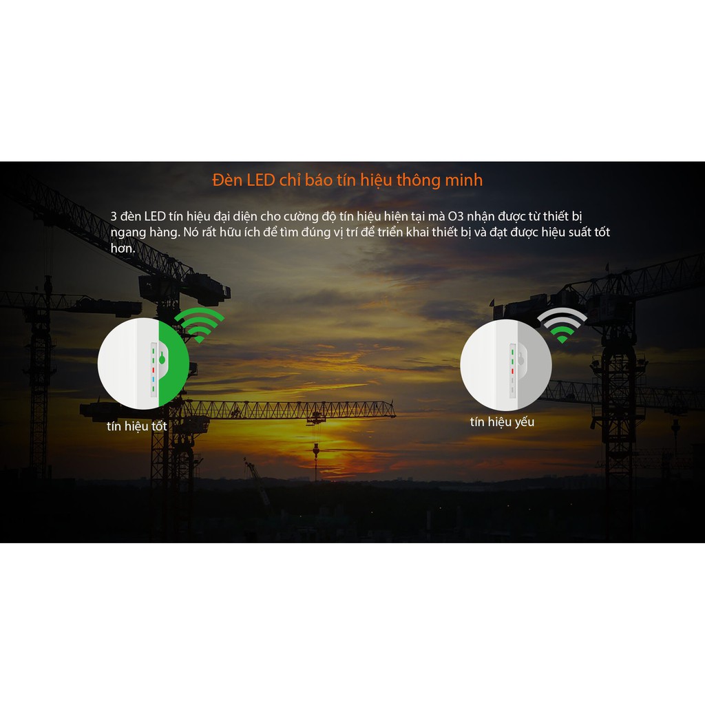 Thiết Bị Thu Phát Wifi Tenda O3 v2 Phát Xa 5KM Ngoài Trời | BigBuy360 - bigbuy360.vn