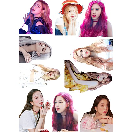 (Có sẵn) Set sticker BLACKPINK TỪNG THÀNH VIÊN (10 hình) cực đẹp