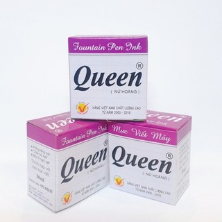 ⏩ Mực bút máy Queen tím - xanh - đen