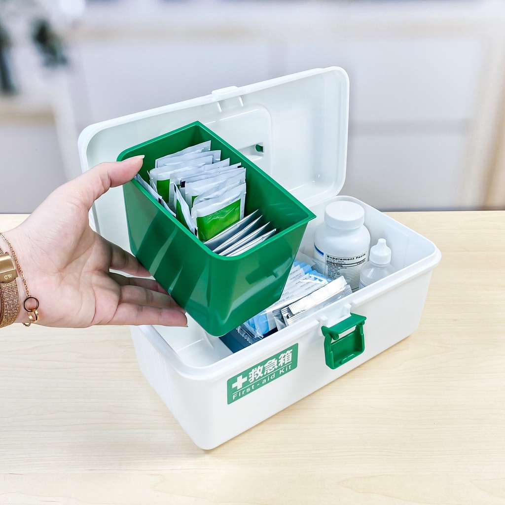 Hộp đựng thuốc và dụng cụ y tế cao cấp Nhật Bản, hộp y tế gia đình tiện dụng, hộp y tế cá nhân mini
