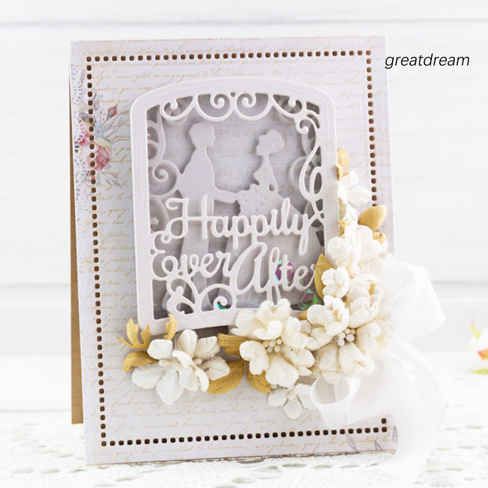 Khuôn Cắt Giấy Làm Từ Kim Loại Hình Cô Gái Nhảy Múa Trang Trí Scrapbook