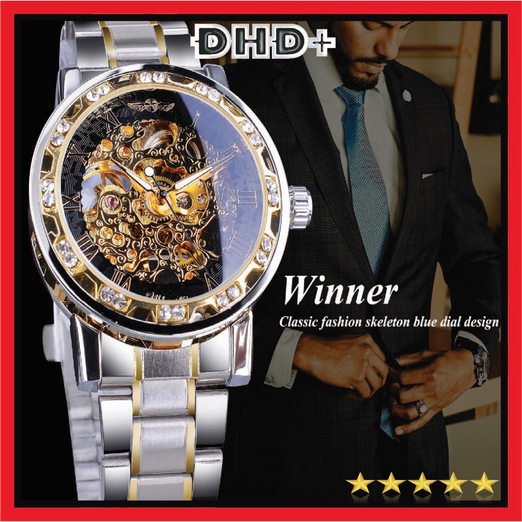 [HOT TREND] Đồng Hồ Cơ Nam Automatic Winner 001 Đẳng Cấp Của Quý Ông