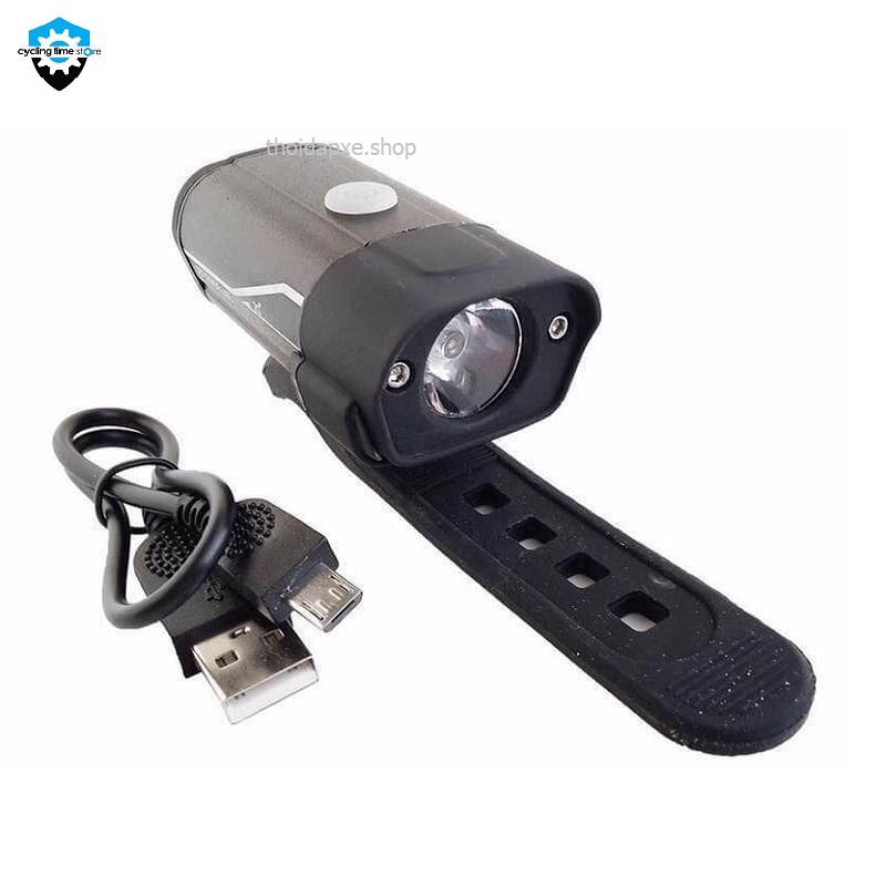 Đèn pin xe đạp HYD-018 sạc usb, sáng to rõ, nhiều chế độ chớp, pin sử dụng được trong thời gian dài.